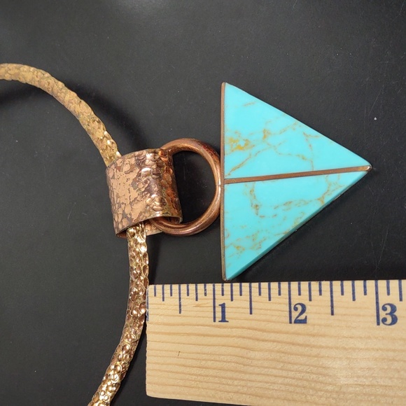 Vintage Margaret MacDonald Ceramic/Copper Collar - Picture 7 of 8